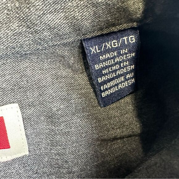 Wrangler Button Up Shirt Mens XL Gray Soft Stretch Western Outdooor Poly Cotton - Picture 13 of 15